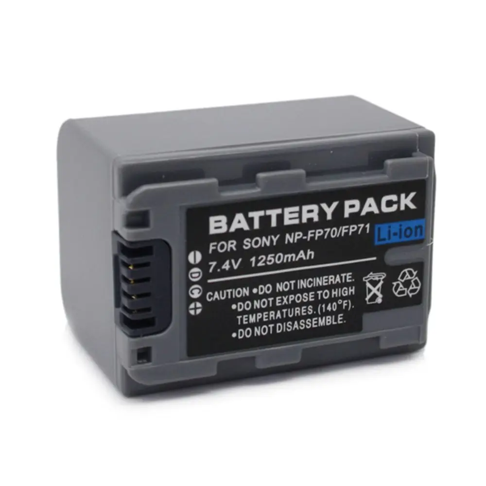 

WHCYonline 1250mAh NP-FP70 NPFP70 NP FP71 NPFP71 Camera Battery For SONY DCR-HC3 16 17 18 19E 20 21 22E 23E 24E 26 30 32 33E 35E