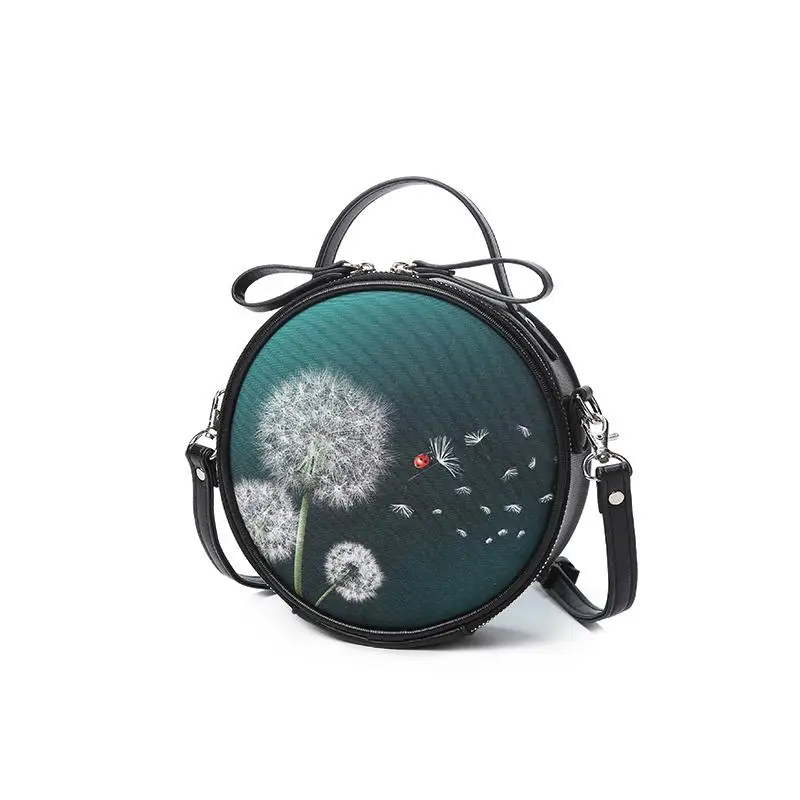 

Woman Packet New Handbag Purse Handbag Ladies Tote Bag Clutch Shell Ladies Luxury Clutch Famous Brand Canvas Shoulder Round