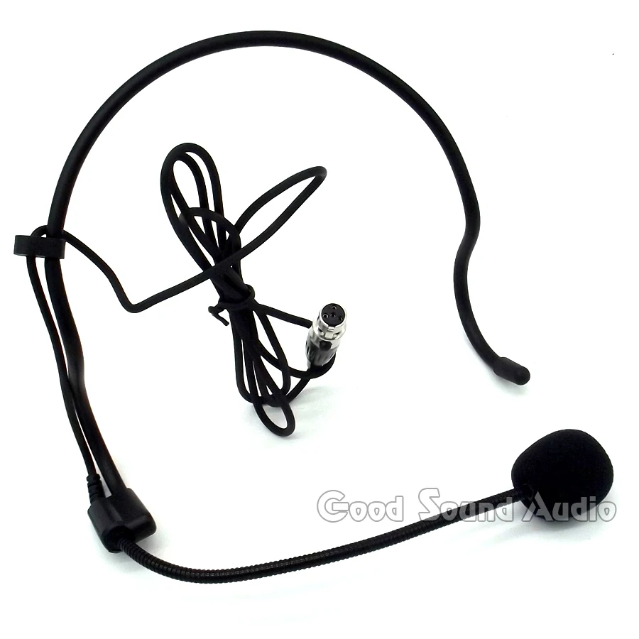 5 шт. Mini XLR 4 Pin TA4F разъем головной убор ушной крючок гарнитура микрофон Микрофон