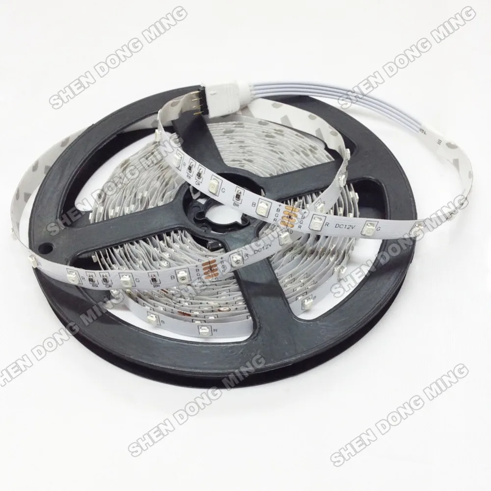Smd 3528 Светодиодный светильник 60 s/m DC 12V IP22 RGB светодиодный гибкий smd неоновый 5