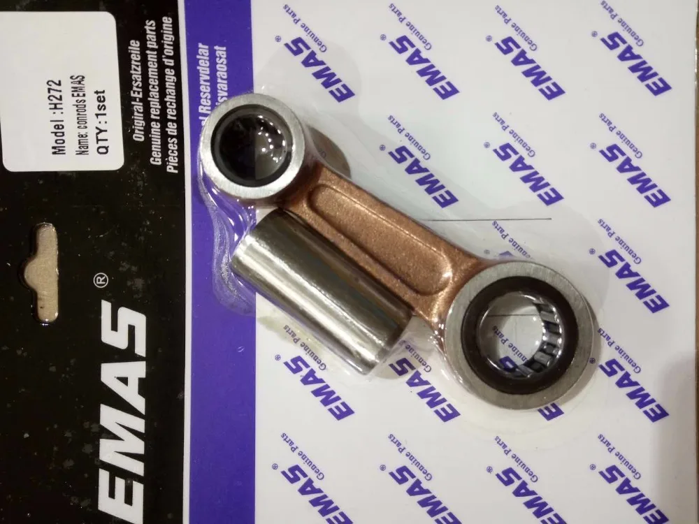 4PCS Conrod Connecting Rod with needle cage for Husqvarna chainsaw