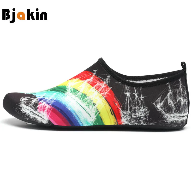 rainbow water shoes