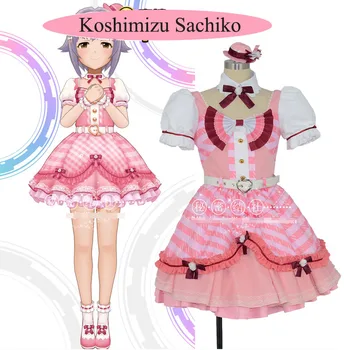 

Anime! THE IDOLM@STER CINDERELLA GIRLS Koshimizu Sachiko Lovely Lolita Dress Uniform Cosplay Costume Custom Any Size Free Ship