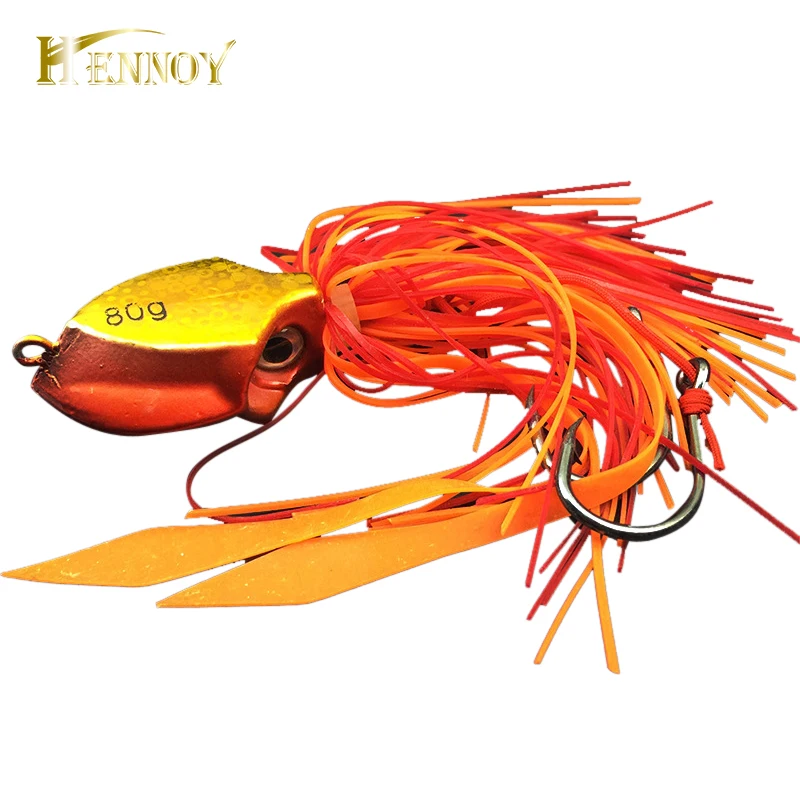 Hennoy جديد الرصاص الرقصة 80 جرام السحر أعماق البحار قارب عوامة سنارة صيد الرقصة هوك السحر الأخطبوط رئيس الرقص الصيد اكسسوارات معدات