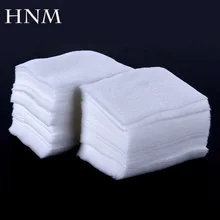 HNM 200pcs lot font b Nail b font Art Removal Wipes Lint Paper Pad Gel font