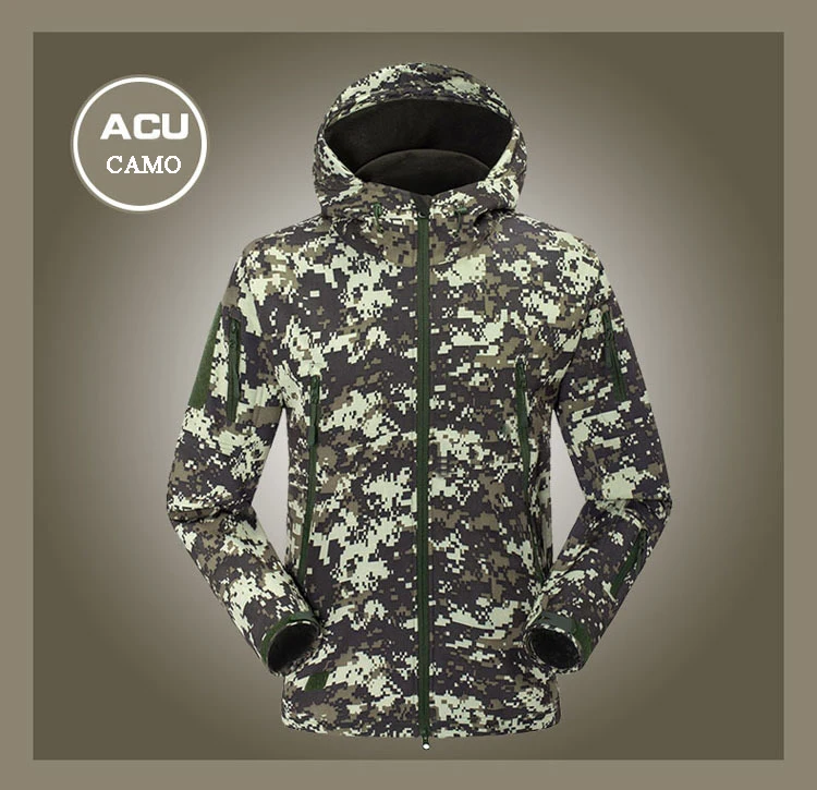 2017 الرجال القرش الجلد هودي tad softshell دثار يندبروف التنزه معطف الملابس الرياضية في الهواء