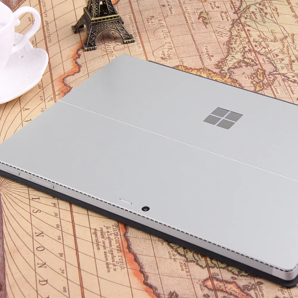 Для microsoft Surface Pro 4 ноутбука Стикеры задняя крышка с прозрачной клавиатура кожи Царапаться Bubble компьютер съемный тонкий
