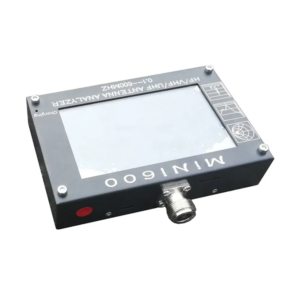 

MINI600 HF/VHF/UHF Aerial Analyzer 5V/1.5A 0.1-600MHZ with 4.3" LCD Touch Screen 3 Measurement Modes Mini Aerial Analyzer