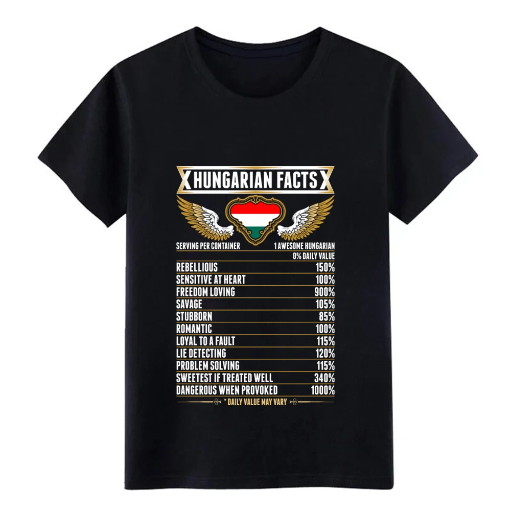 

Men's Hungarian Facts Tshirt t shirt Designing Short Sleeve plus size 3xl Leisure Graphic Authentic Summer Style Family shirt