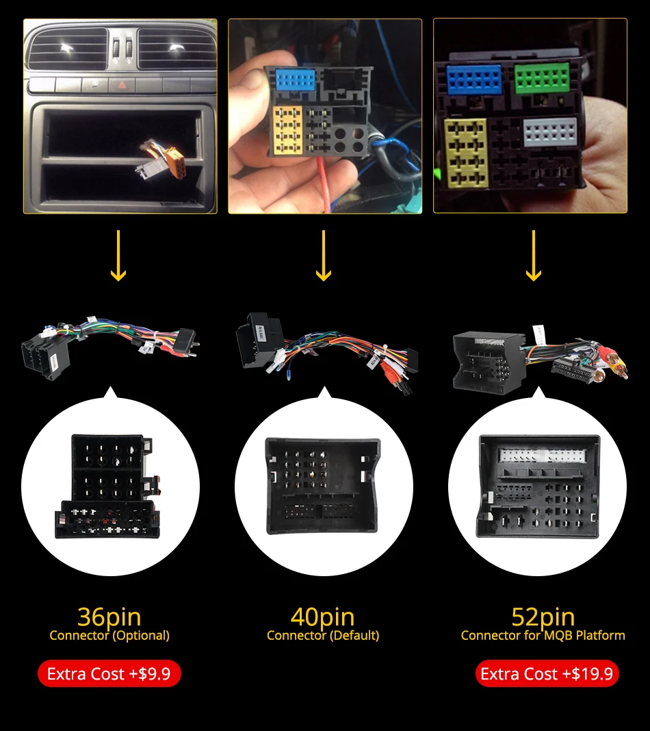 Excellent Ownice 2 Din K1 K2 Android 9.0 Octa Core Car DVD Player For Volkswagen Passat POLO GOLF Skoda Seat 4G LTE Nerwork 32GB ROM 6