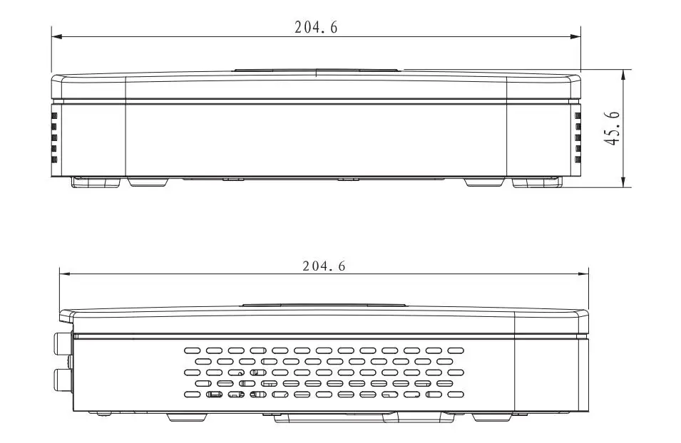 Dahua NVR4108-8P-4KS2 мини видео регистраторы 8CH Smart 1U 8PoE порты и разъёмы 4 К к H.265 до 8MP разрешение Max 80 Мбит/с