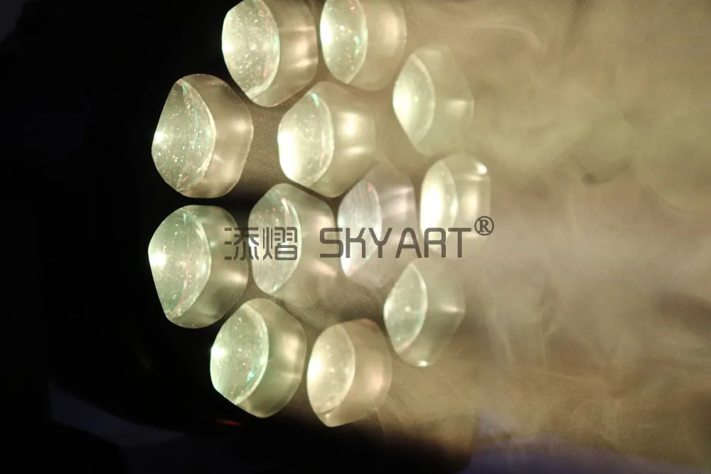 Высокомощные вечерние светильники 12x40 Вт светодиодный RGBW с переменной фокусировкой мыть светодиодный движущийся головной сценический свет