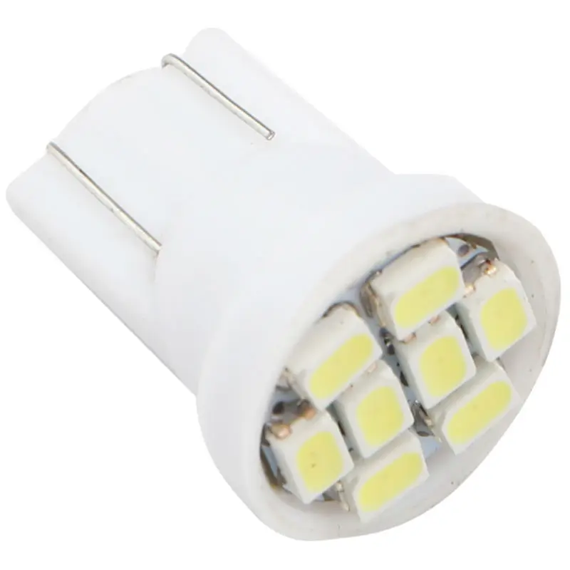 2000X T10 W5W 194 168 1206 8 SMD 8 LED Auto 12V LED light Bulbs super white Instrument Light Indicator Lamps Wedge Free Shipping