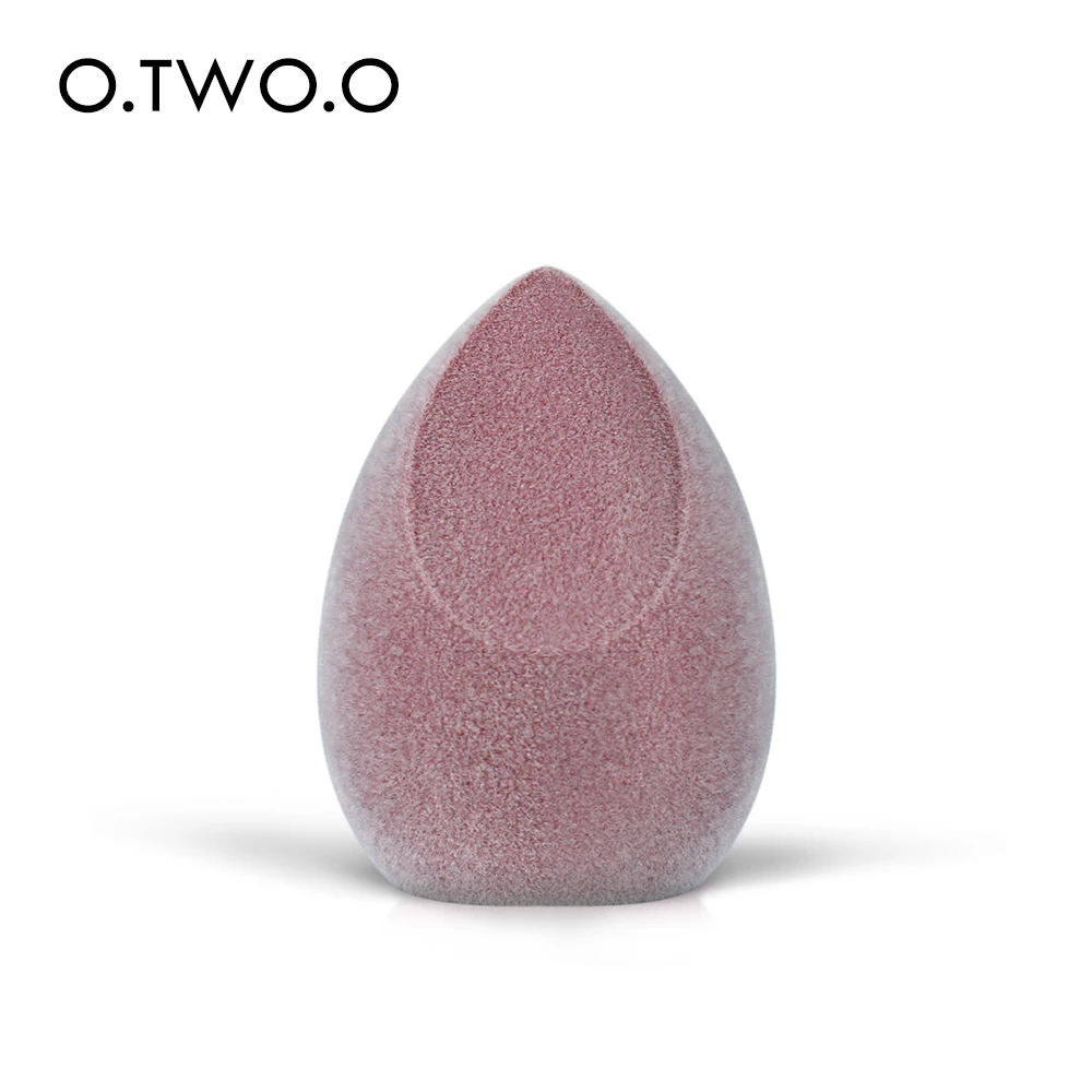 

O.TWO.O Soft Velvet Makeup Sponge For Liquid Foundation Loose Powder Blusher Microfiber Fluff Surface Make Up Cosmetic Puff