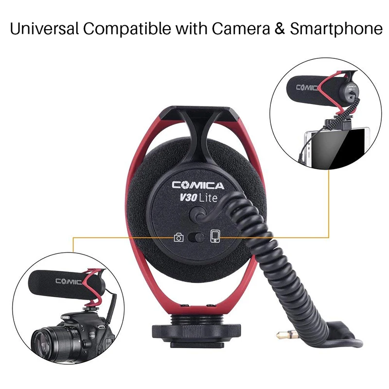 condensador direcional shotgun video mic para iphone canon dslr vs rode videomicro 02