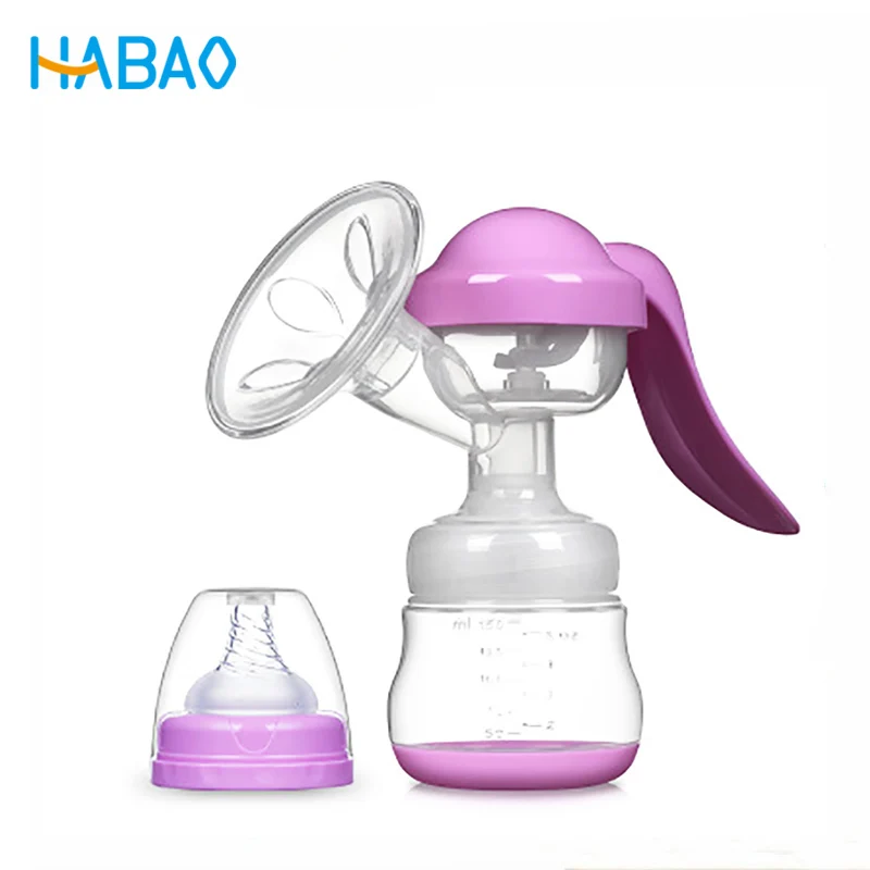 

Manual Breast Pump Feedkid Painless Manual Suction Big Silent Breast Pump BPA FREE With Bottle Baby Maternity Breast Pump