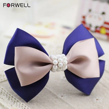 

Forwell 2020 new arrival hairpin hair accessories manual elegant beaded barrettes compound bowknot hair clips for women jewelry