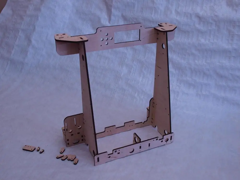 DIY Anet A8/Hesine M505/Tronxy 3d принтер клон Рамка комплект лазерная резка 6 мм фанерная
