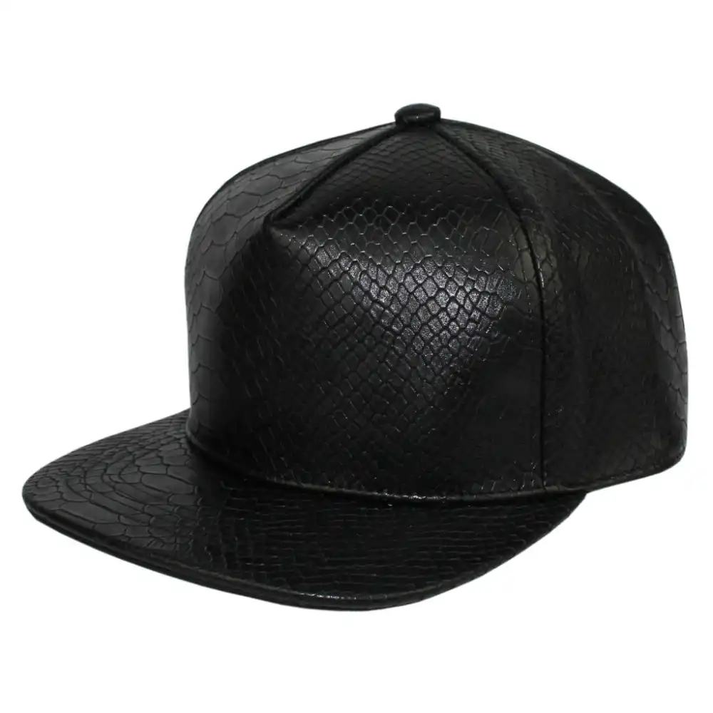 snakeskin baseball cap