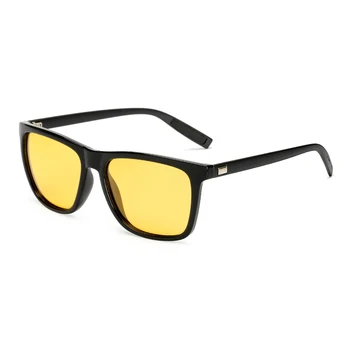

Polarized Men Women Night vision Sunglasses Drive Yellow Lens Vintage Square Male Female Sun Glasses for men High quality