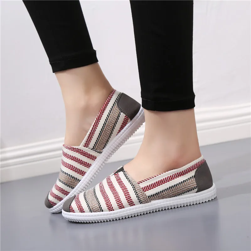 

2019 Fashion Summer Sneakers Women's Canvas Shoes Casual Women Shoes Sneakers Female Vulcanize Flats