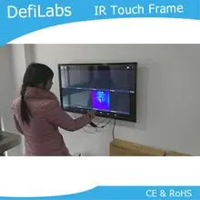 Defilabs 50 дюймов инфракрасная сенсорная рамка для Digital Signage/интерактивная мультитач перекрытие-2 точек касания, стабильный и не дрейф