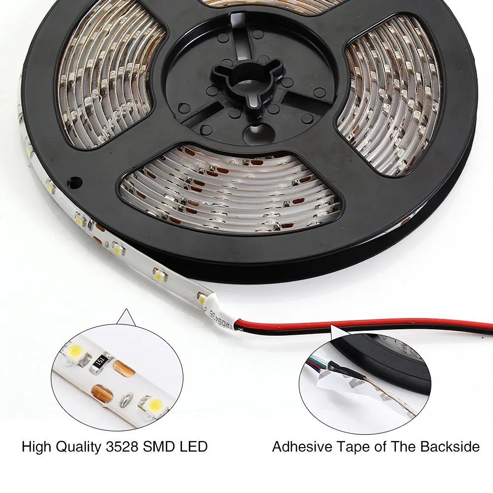 Синяя светодиодная лента 5 м 300 светодиодный 3528 DC 12V стойкая/Водонепроницаемая