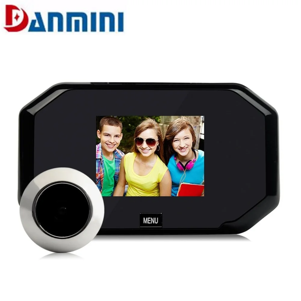

3.0 Inch LCD Digital Camera Doorbell wired Peephole Viewer Door phone Max Support 32G TF card Take Photo Looping Video Recording