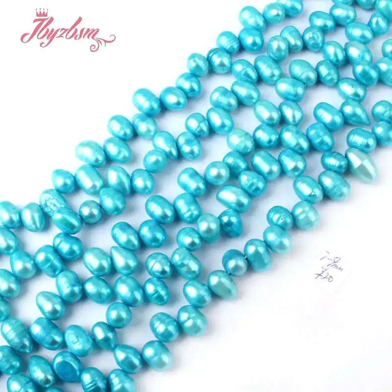 

4x5-6x7mm Oval Freshwater Cultured Pearl Natural Stone Beads For Bracelet Necklace Earring DIY Jewelry Making 15" Free Shipping