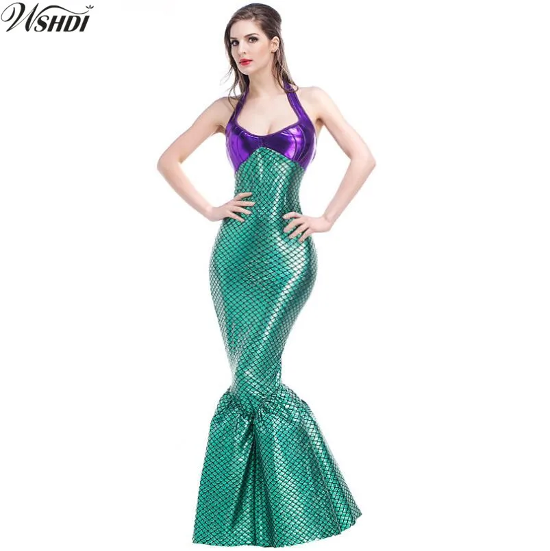 

Adult Sexy Mermaid Dress Cosplay Love Live Mermaid Costume Halloween Romantic Beauty Sea Maid Fancy Dress