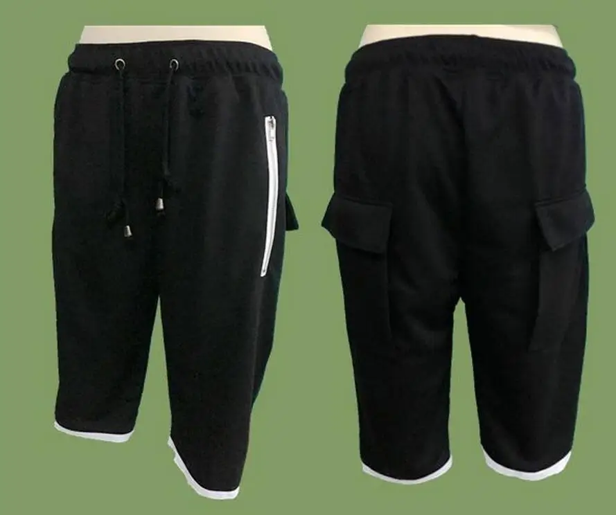 27-46 Justin Bieber Men's Clothing DJDS Big Pocket Zip Pants Plus Size Stage Singer Costumes