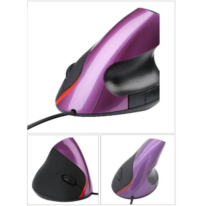 

Wired Optical Mouse Universal Colorful Mini Vertical Mouse 1200 DPI Ergonomic Vertical Mice For Computer Laptop PC