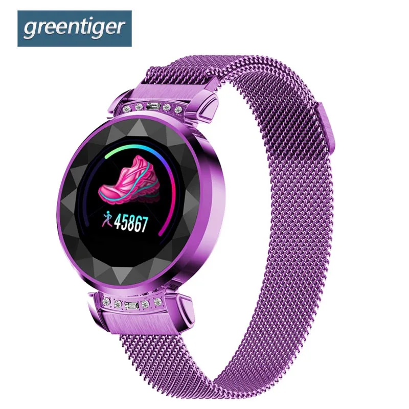 

Greentiger SL08 Lady Smart Watch IP68 Waterproof Heart Rate Monitor Smart Bracelet Fitness Tracker Fashion Women Smartwatch