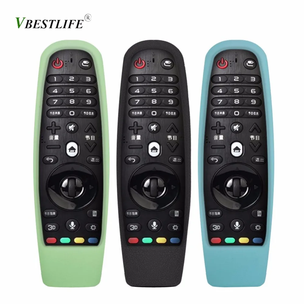 

Waterproof Soft Silicon Remote Control Case For LG AN-MR600 Smart TV Portable Remote Control Cover Protective Skin 5 Colors