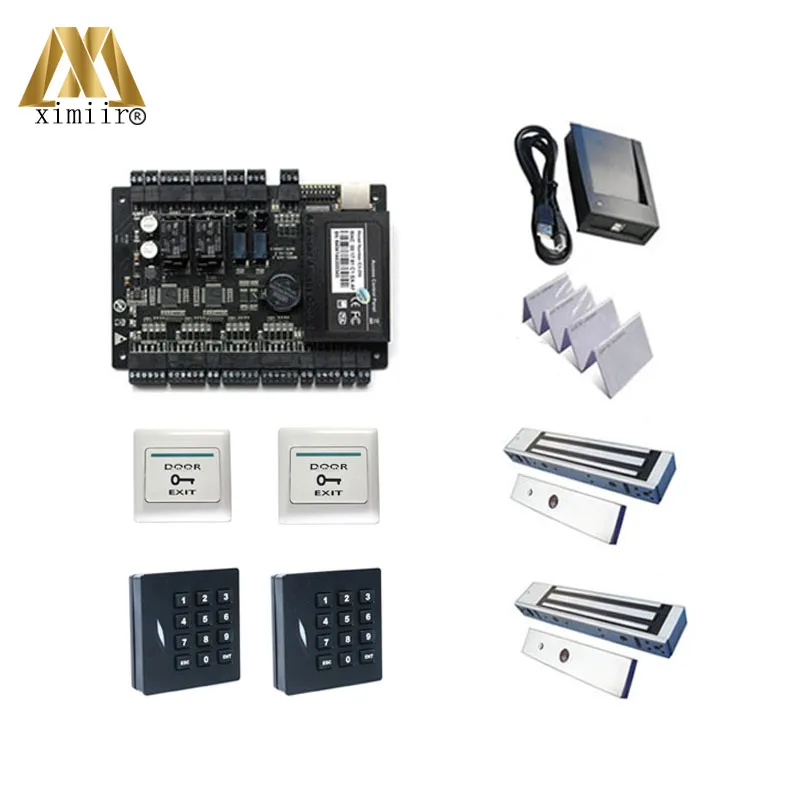 

SDK available C3-200 RFID card access control panel with free software keypad card reader switch EM lock card register ID card