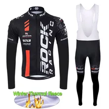 2019 Men Cycling Jersey Set Winter Thermal Fleece Long Sleeve Set Pro Team Bike Ropa Ciclismo Bike Wear Bicycle Cycling Clothing