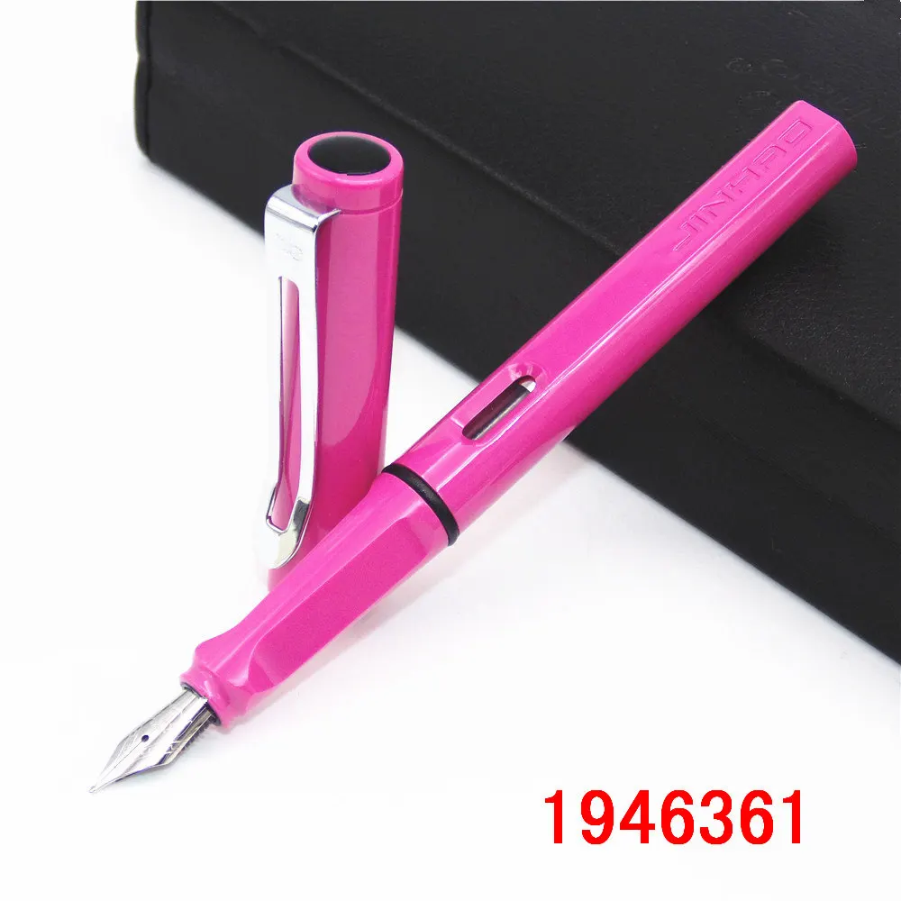 JINHAO 599, все цвета, Студенческая Мода, средний и тонкий перьевая ручка, лучший подарок для подарка, школьные офисные принадлежности