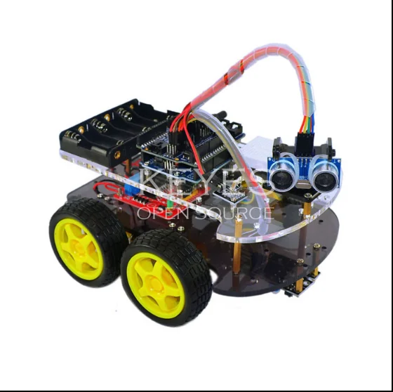 Multi-Functional Mini breadboard For Robot Car Assembly Kit Multi-Functional 4WD Robot Car Chassis Kits with UNO R3 170 point Multi-Functional Mini breadboard For Robot Car Assembly Kit Multi-Functional 4WD Robot Car Chassis Kits with UNO R3 170 point
