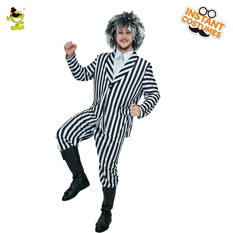 Men's Frankenstein Costume Adult Monster Halloween Fancy Dress Handsom