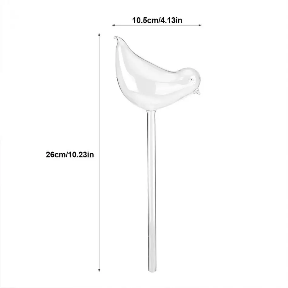 2 шт./6 шт./10 шт. садовое домашнее растение цветок автоматический полив стекло птица вода может декоративное растение устройство для полива Прямая