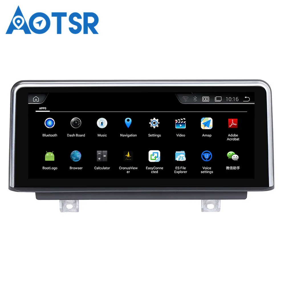 Cheap Aotsr Android 4.4 Car GPS Navigation NO DVD Player Headunit For BMW 3/4 Series F30-F36 2013-2016 1 Din Radio Multimedia Stereo 2
