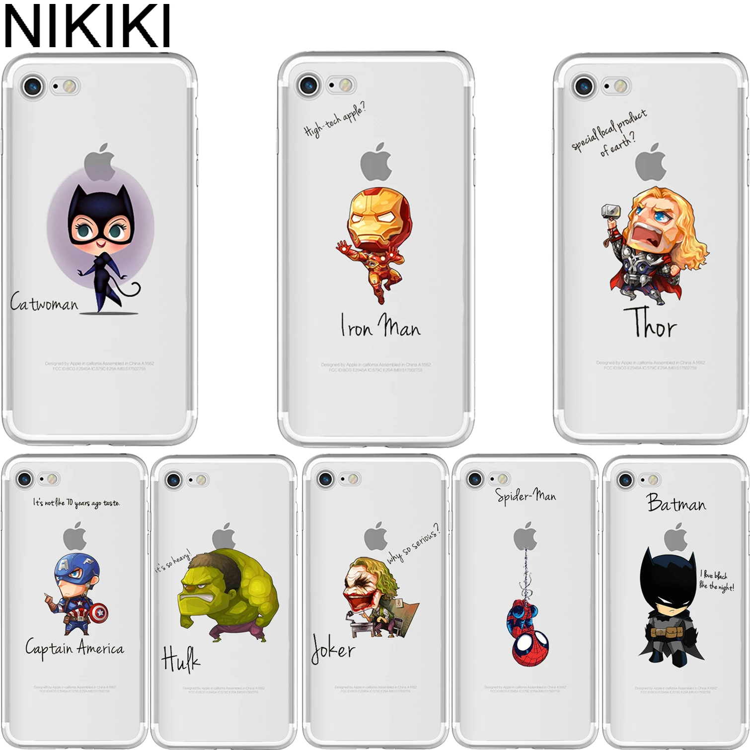 ciciber Avengers Batman Superhero for iphone 11 Pro Max Soft Silicon Case Cover IPhone XR XS MAX 6 6S 7 8 Plus 5S SE X Coque |