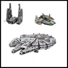 In Stock Free shipping LEPIN 05006 05007 05030 Millennium Falcon Model font b Toys b font