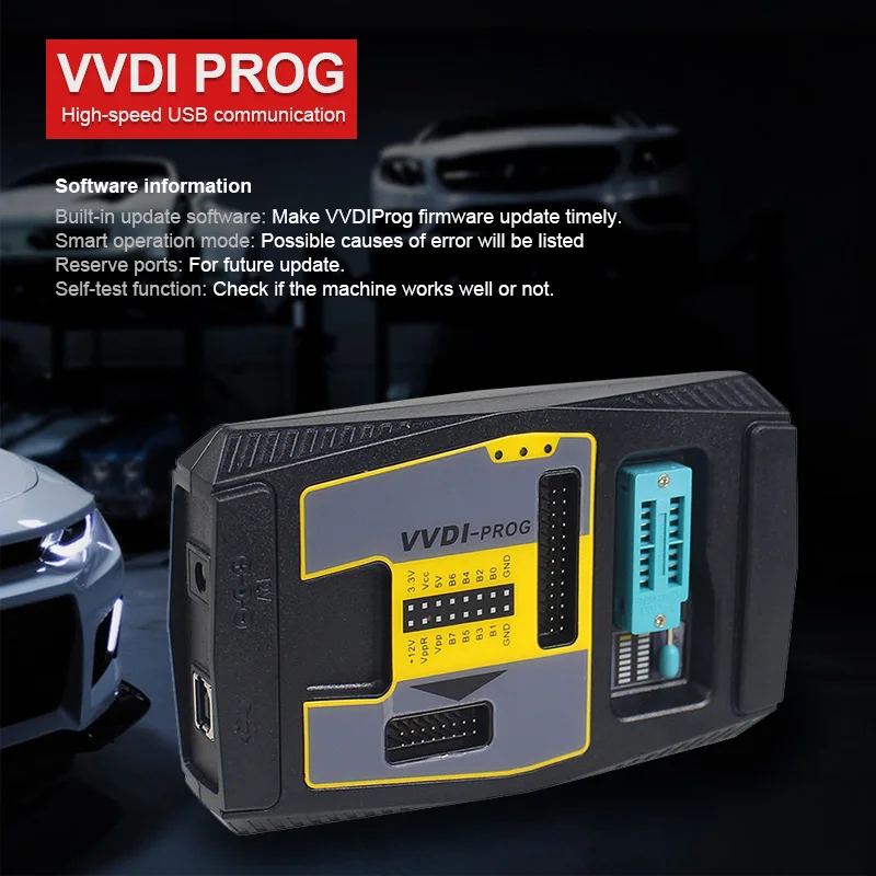 Xhorse VVDI PROG программист V4.8.7 VVDIPROG Авто Diangnostic-инструментальная программа для BMW поддержка обновления и нескольких языков