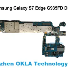 1 шт. используется для samsung GALAXY S7 Edge G935FD Dual SIM 4G ram 32G 64G 128G rom материнская плата, логическая плата Материнская плата разблокированная