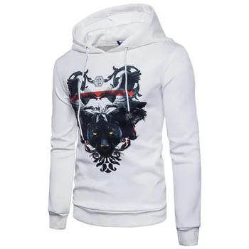 

Men's Leopard Print Print Hooded Air Layer Hoodie