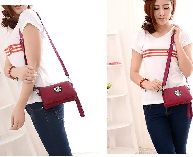 

JINQIAOER 2018 NEW Waterproof nylon fashion style Korean style casual bag single shoulder bag handbag female bag BAGS RED