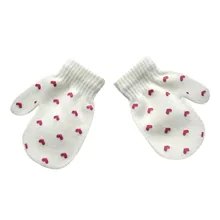 Младенческой милый ребенок звезда печати горячие девушки мальчиков зимние теплые перчатки дети варежки из мягкого хлопка Вязание теплые перчатки мода от 1 до 5 лет# T19