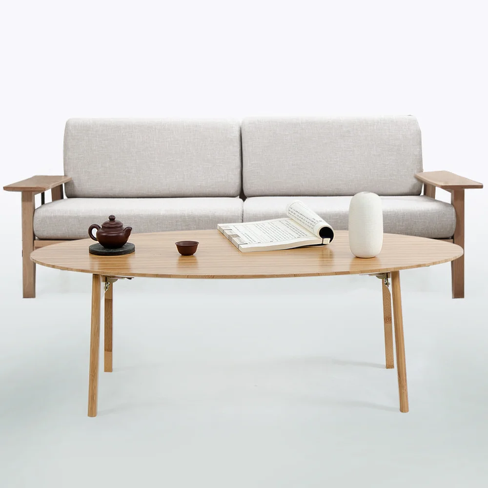 Mini Japanese contracted style of tea table simple small family dual-use folding table LM1221937