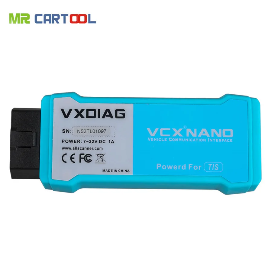 

VXDIAG VCX NANO for TOYOTA TIS Techstream V12.00.127 Compatible with SAE J2534 Wifi Version